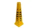 Waarschuwingskegel Rubbermaid vierzijdig 91cm geel