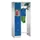 personeelsgarderobe cil.slot 1950x850x500mm 1x5 vakken 400mm RAL5010