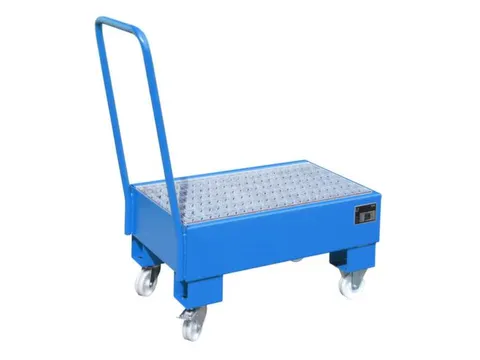 verrijdbare opvangbak,v. 2x60l vat,opvangvol. 61l,HxBxD 1075x500x940mm