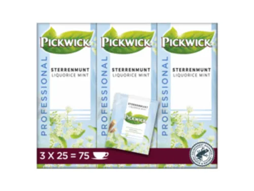 Thee Pickwick Sterrenmunt 25 Zakjes Van 2Gr