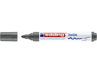 Textielmarker edding 4500 rond 2-3mm grijs - 2