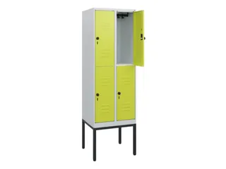 dubbeldekse locker,HxBxD 1950x600x500mm,2x2vak.,vak B 300mm - 2