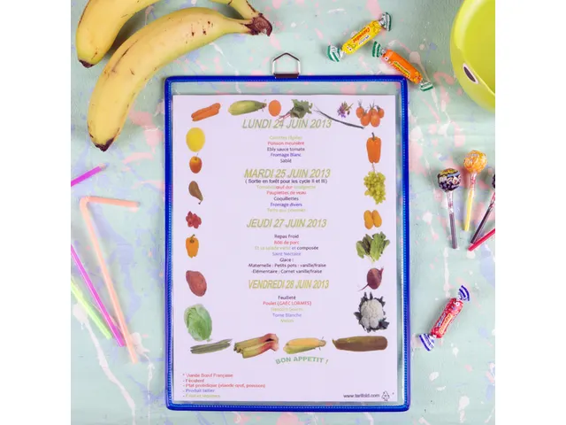 Zichtpanelenframe hangend Tarifold A4 blauw 5 stuks