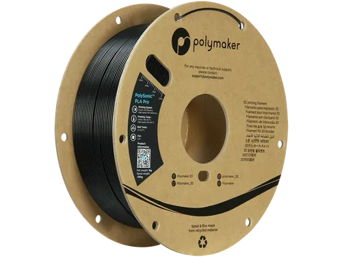 Polysonic PLA PRO HS TOUGH 1,75mm zwart 1kg