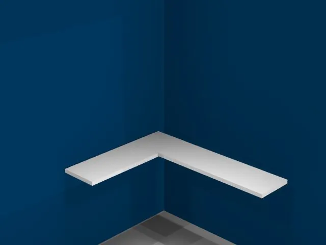 legbord,v. magazijnstelling,BxD 1300x400mm,vakl. 125kg,staal,RAL7035