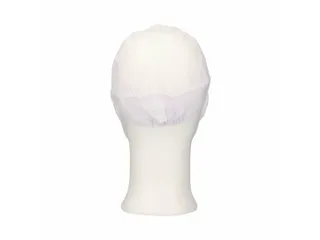 Pet met klep maat L Polyester Kroon Wit 100 Stuks - 3