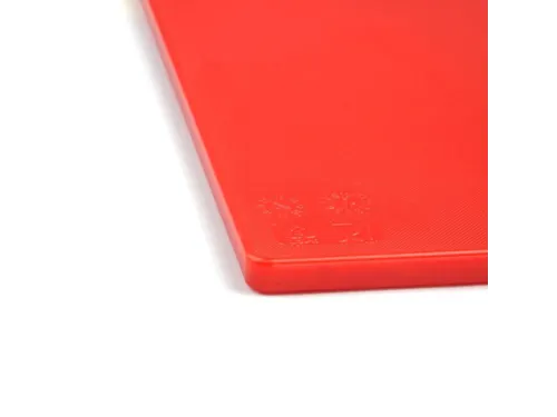 Hygiplas Snijplank glad LDPE 45x30x1cm Rood