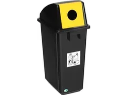 Afvalverzamelaar v. recyclebaar afval,1x58l,HxBxD 810x335x460mm