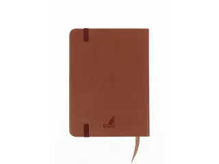 Schetsboek Kangaro A6 cognac PU HC 80 vel 140gr roomwit met elastiek e - 5