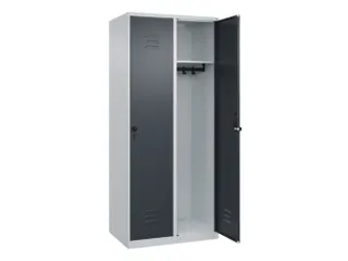 locker,HxBxD 1850x800x500mm,2vak,vak B 400mm,draaigrendel - 1
