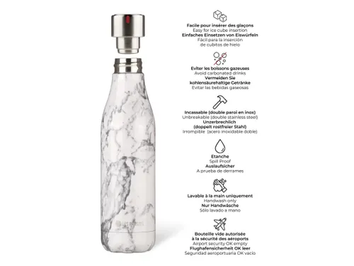 Thermosfles Les Artistes Paris 500ml Marble