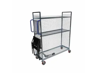 Verzamelwagen,Draagverm. 150Kg,2Etage(S),Draadgaasbodem,Verz. - 1