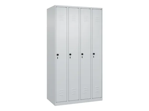 locker,HxBxD 1850x1000x500mm,4vak,vak B 250mm,draaigrendel