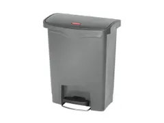 Slim Jim Step On container Front Step kunststof 30 liter Grijs