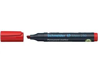 Marker Schneider Maxx 250 permanent beitelpunt rood - 2