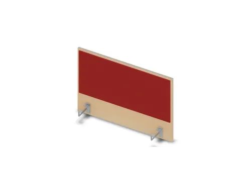 opzetpaneel bureau aanbouw zijkant NE-esdoorn BN4011-rood 800mm