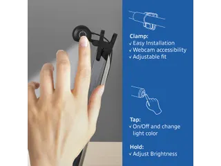Laptop lamp ACT Clip-on led dimbaar USB - 16