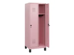 schoollocker,HxBxD 1630x600x500mm,2vak,vak B 300mm,draaigrendel,voeten
