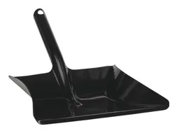 Stofblik Vikan ca. 24x38cm metaal Zwart