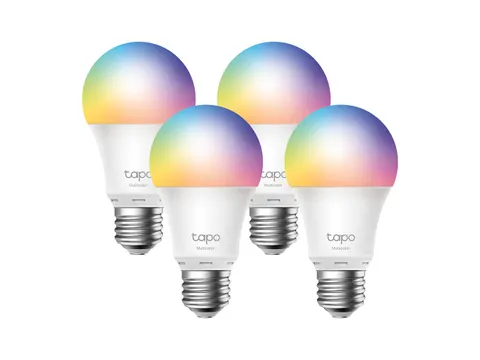 TP-Link Tapo L530E(4-PACK), Intelligente verlichting, Wi-Fi, Metallic,