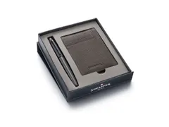 Rollerball giftset Sheaffer VFM 9424 Matt grey black tone met creditca