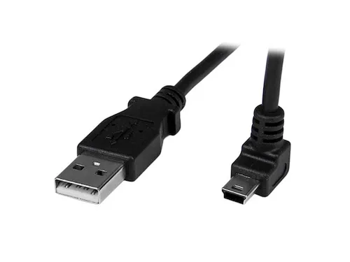 1m mini USB-kabel A-naar-mini-B met opwaartse hoek