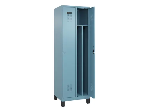 locker voor scheiding van kleding,HxBxD 1950x600x500mm,2vak