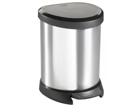 Pedaalemmer Decobin 5 Liter Zilver