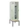locker met bank,HxBxD 2120x600x815mm,2vak,vak B 300mm,draaigrendel