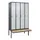 locker voor scheiding van kleding,HxBxD 2120x1200x815mm,4vak