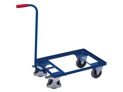 Platformwagen Duwstang 250kg Open Laadvloer Lxb 615x414mm