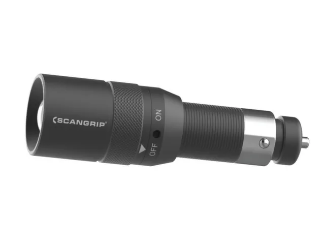 zaklamp,LED,130lumen,aansluiting v. sigarettenaansteker
