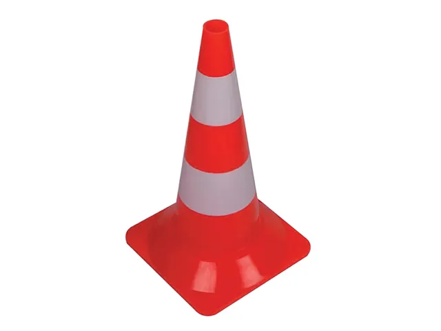 Afbakeningskegel 50cm Rood Wit