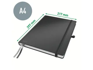 Notitieboek Leitz Complete hardcover A4 lijn zwart - 5