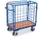 etagewagen,draagverm. 500kg,laadvl. LxB 1200x800mm,houtetage,RAL5010