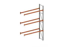 palletstelling,aanbouwveld,HxBxD 4400x2800x800mm,vakl. 1500kg