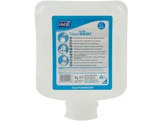 DEB Clear FOAM WASH, 6 x 1 liter cartridge - 1