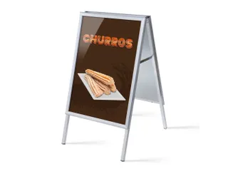 Stoepbord A1 complete set met print "Churros" - 1