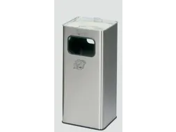 Combi-Asbak 705x330x330mm Rvs Asbakinzet Alu Zeef Verzinkt 38 Liter