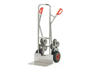 Aluminium Trappensteekwagen 200kg schep BxD 480x300mm - 1