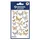 Foliesticker Z-design Gouden/ zilveren vlinders, pakje à 1 vel