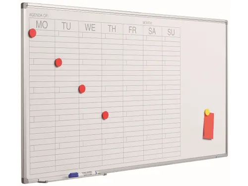 Planbord 60x120cm Softline profiel 8mm Week DU