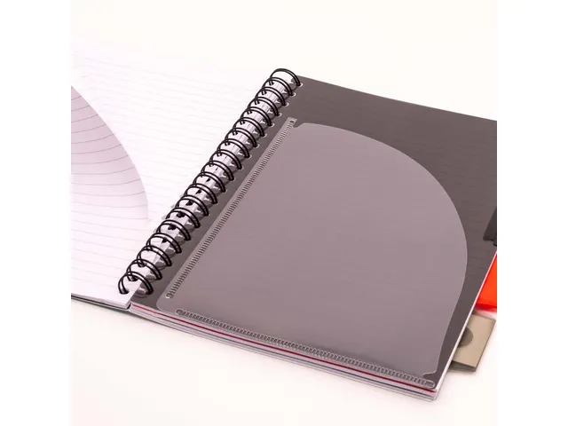 Projectboek Pukka Metallic B5 lijn 4-tabs 200 pagina's 80 gram groen