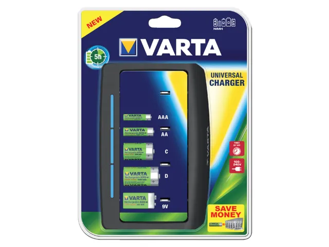 Universele Batterij oplader Varta exclusief batterijen