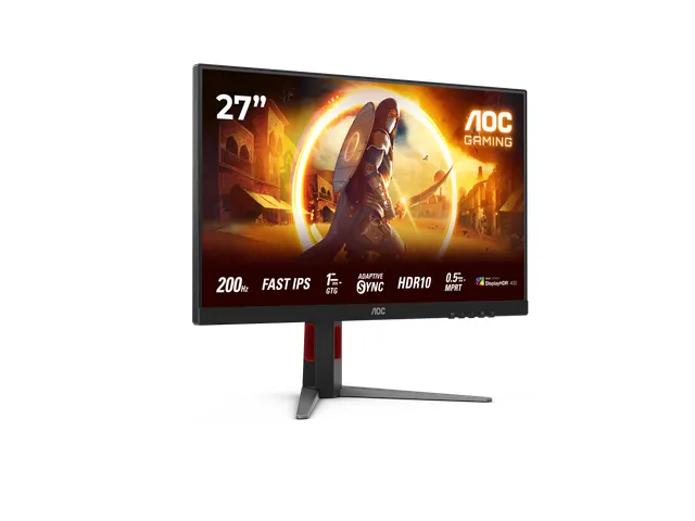 AOC 27G4HA Monitor 27 Inch Full HD LED Zwart Rood