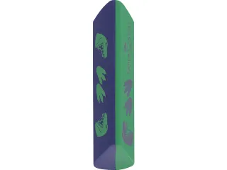 Gum Faber-Castell Dino groen stof- en PVC vrij - 2