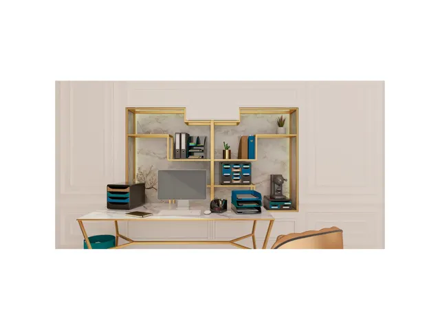Brievenbak A4 Combo Styli Neo Deco Eendenblauw