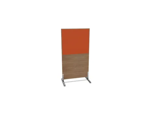 scheidingswand,HxB 1545x800mm,NT-cherry,BN3012-oranje