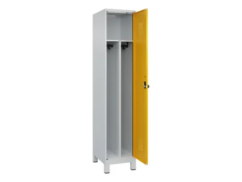 locker voor scheiding van kleding,HxBxD 1950x400x500mm,1vak