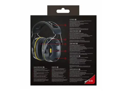 Oorkap 3M WorkTunes Connect Bluetooth 94-110 dB zwart